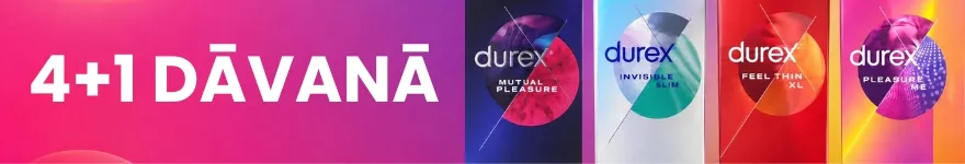 Durex prezervatīvu kampaņa: 4+1 bez maksas | Sex Shop Latvija Desirel.lv