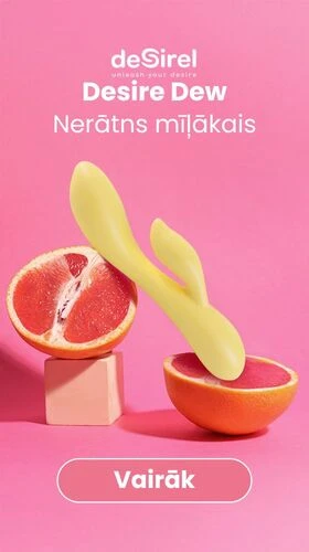 Desirel Desire Dew - gudrais vibrators ar klitora stimulatoru (dzeltens) | Desirel.lv Sex shop Latvija