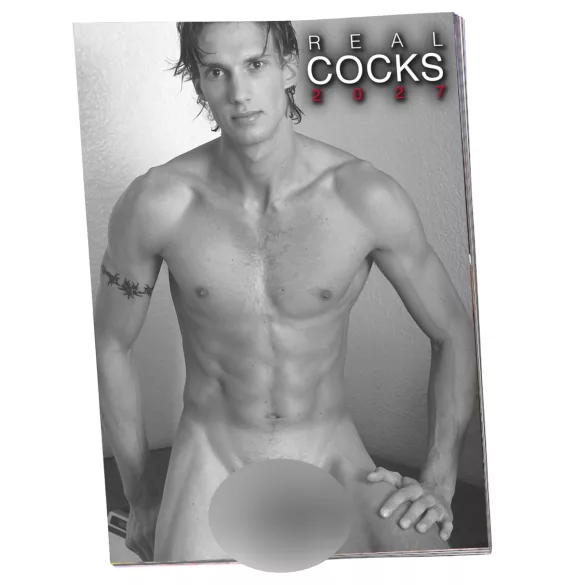 Real Cocks 2027 - erotiska sienas kalendārs (1 gab.)
