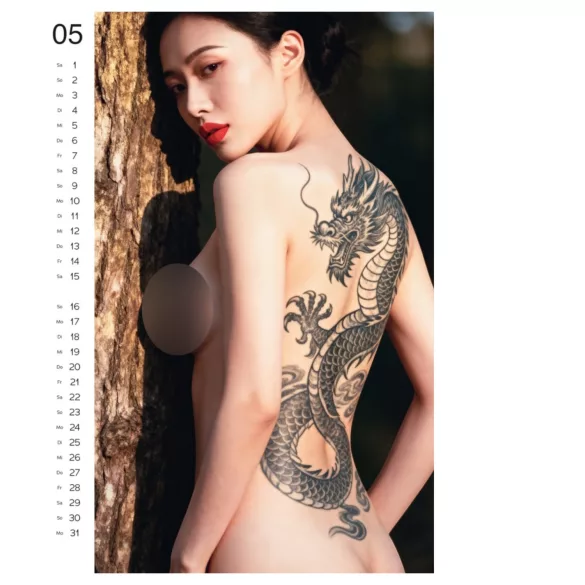 Tattoo Girls 2027 - erotisks sienas kalendārs (1 gab.)