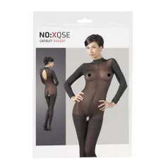   NO:XQSE - sieviešu seksīga bodij tīkliņtērps melns - M/L