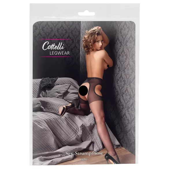 Cottelli - seksa zeķes melnas