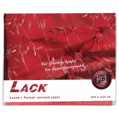 Lakkr lepedis sekss 200x230 cm sarkans