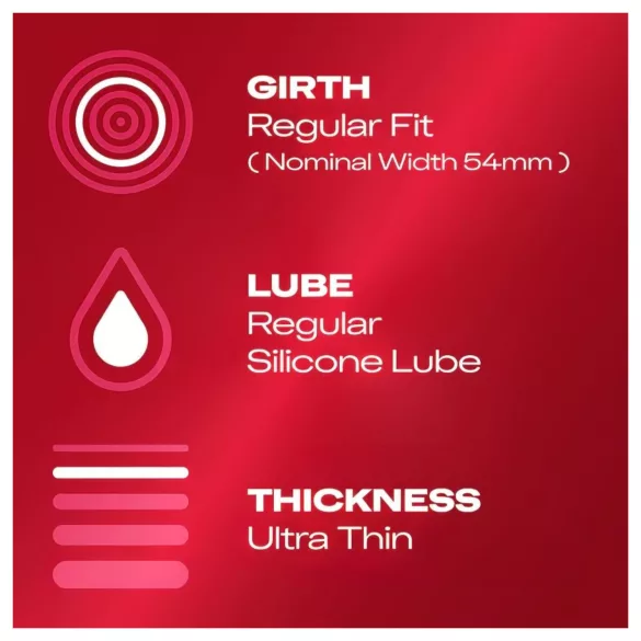 Durex prezervatīvi ultra plāni īpaši jutīgi 10 gab