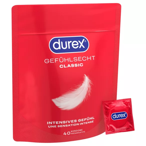 Durex - īpaši plāni prezervatīvi (40 gab.)