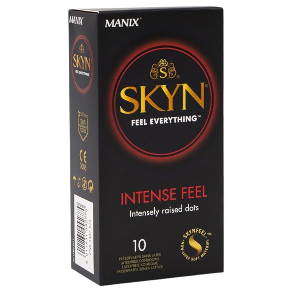 Manix SKYN Intense - bezlateksa teksturēti prezervatīvi 10 gab