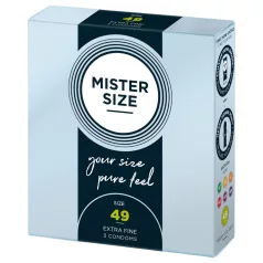 Mister Size prezervatīvi plāni 49mm 3 gab