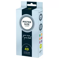 Mister Size prezervatīvi plāni 49mm 10 gab