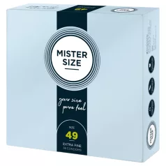 Mister Size prezervatīvi plāni 49mm 36 gab