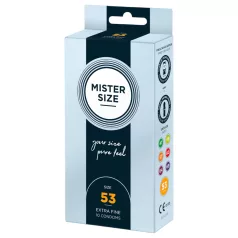 Mister Size prezervatīvi plāni 53mm 10 gab