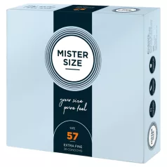 Mister Size prezervatīvi plāni 57mm 36 gab