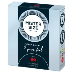 Mister Size prezervatīvi plāni 60mm 3 gab