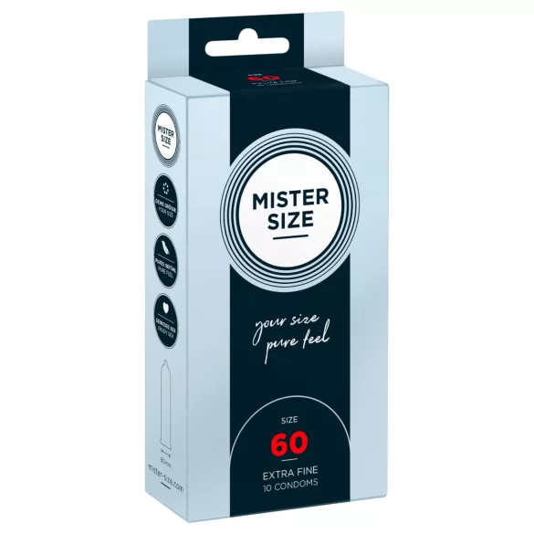 Mister Size ultra plāna prezervatīvi 60mm 10 gab