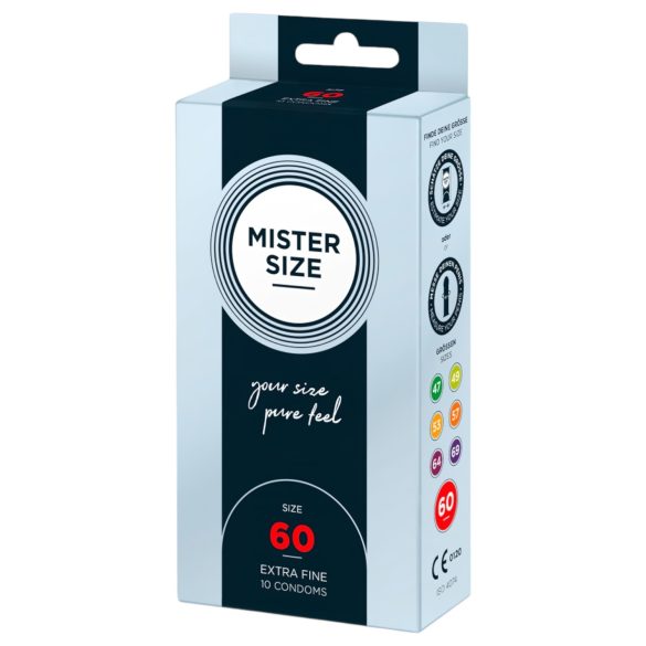 Mister Size ultra plāna prezervatīvi 60mm 10 gab