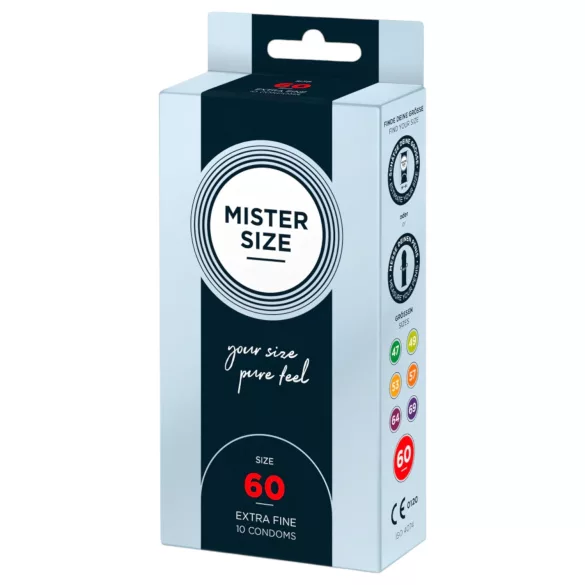 Mister Size ultra plāna prezervatīvi 60mm 10 gab