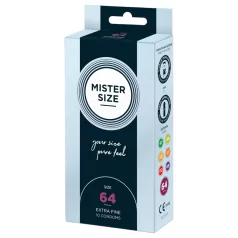 Mister Size prezervatīvi plāni 64 mm 10 gab