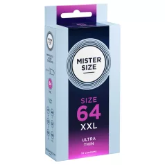 Mister Size prezervatīvi plāni 64 mm 10 gab