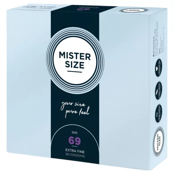 Mister Size prezervatīvi plāni 69mm 36 gab