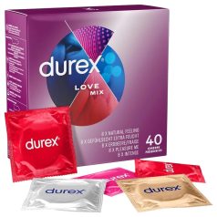 Durex Love Mix - prezervatīvu komplekts 40 gab