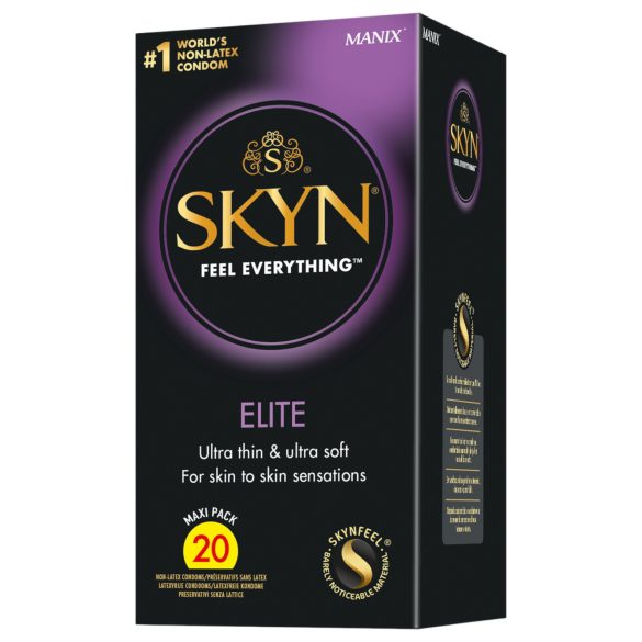 Manix SKYN Elite - prezervatīvi ultra plāni bez lateksa 20 gab