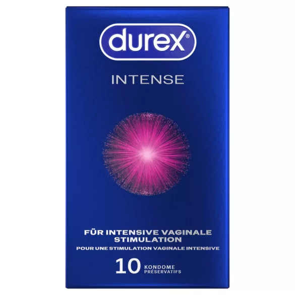 Durex Intense - orgastiskie prezervatīvi (10 gab.)