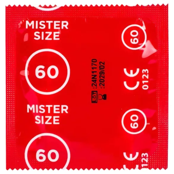 Mister Size prezervatīvu testa komplekts ar dzimumlocekļa mērītāju 3 gab