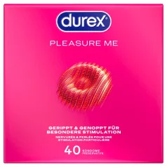 Durex - Pleasure Me prezervatīvi (40 gab.)