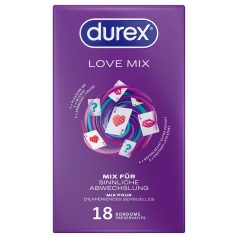 Durex Love Mix - prezervatīvu komplekts 18 gab