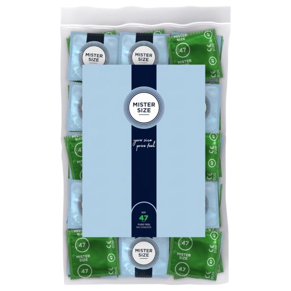 Mister Size prezervatīvi plāni 47mm 100gab