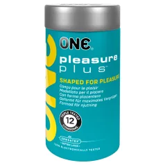   ONE Pleasure Plus - prezervatīvi ar iekšējo reljefu 12 gab