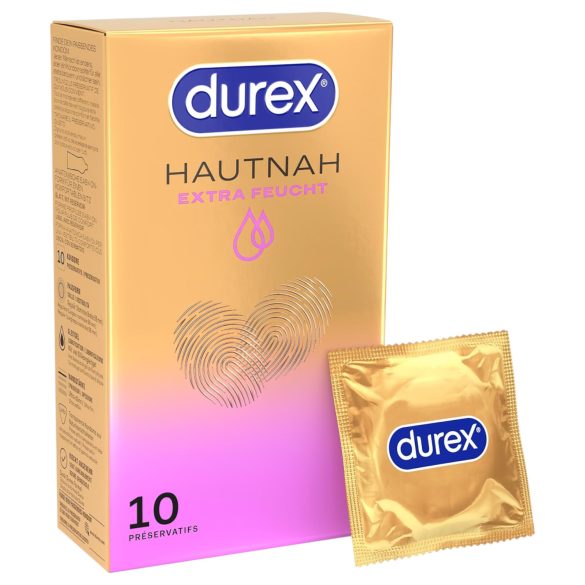 Durex Intimte - papildus lubrikants prezervatīvi (10 gab.)
