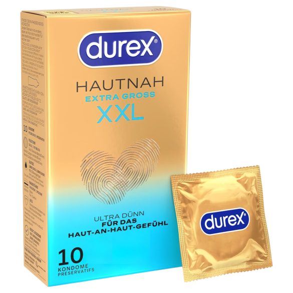 Durex Hautnah - īpaši lieli prezervatīvi (10 gab.)