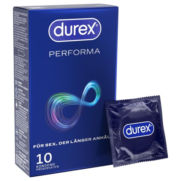 Durex Performa - prezervatīvi ilgstošai baudai 10 gab