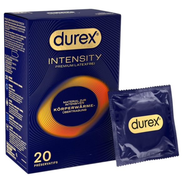 Durex Intensity - prezervatīvi plāni bez lateksa 20 gab