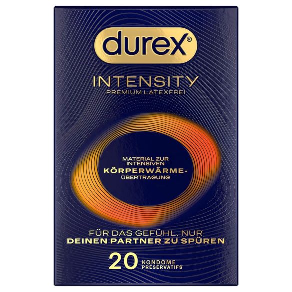 Durex Intensity - prezervatīvi plāni bez lateksa 20 gab