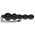 You2Toys Black Jack - anālais dildo ar pērlītēm melns