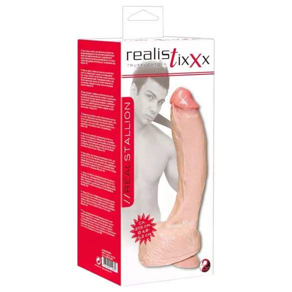 realistixxx Giant - īpaši liels dildo (dabīgs)