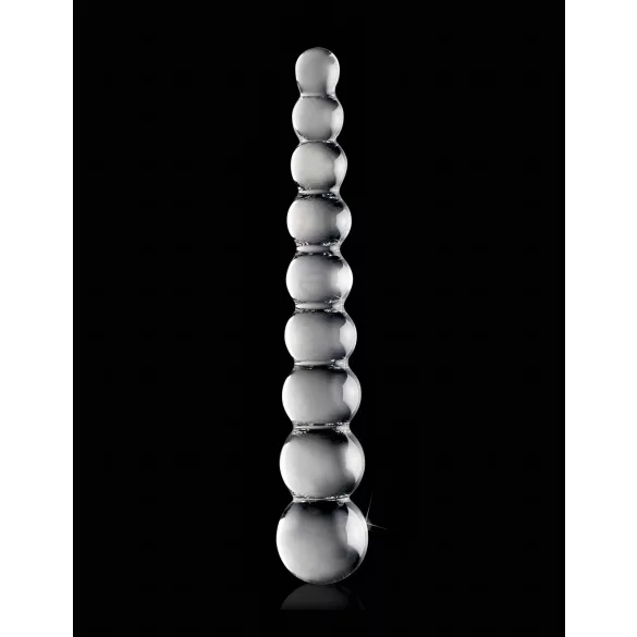 Icicles No. 2 - stikla dildo ar lodītēm caurspīdīgs