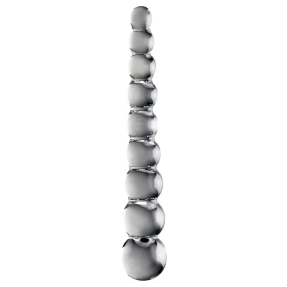 Icicles No. 2 - stikla dildo ar lodītēm caurspīdīgs
