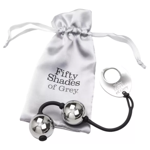 Fifty Shades of Grey geišas bumbiņa metāla pelēka