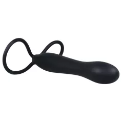 You2Toys - anālais dildo un erekcijas gredzens melns