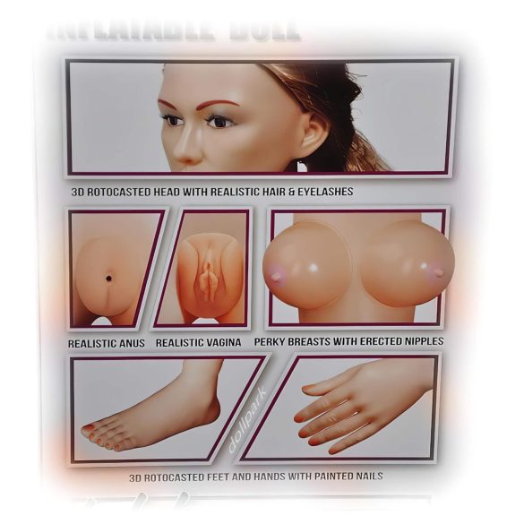 Antonya Vidra - gumijas lelle ar puspaceltu kāju