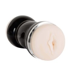 You2Toys - Vagīna un Dupsis - dubults masturbators (melns)