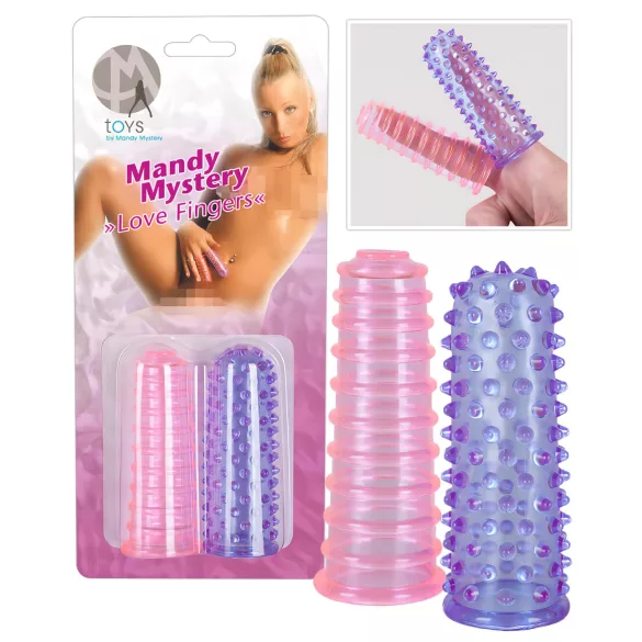 You2Toys pirkstu uzgalis pāri vibrējošs stimulators silikona 2 gab.
