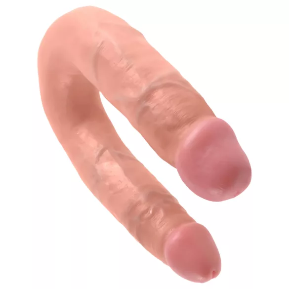 King Cock dubultais dildo vidējs izmērs naturāls