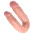 King Cock dubultais dildo vidējs izmērs naturāls