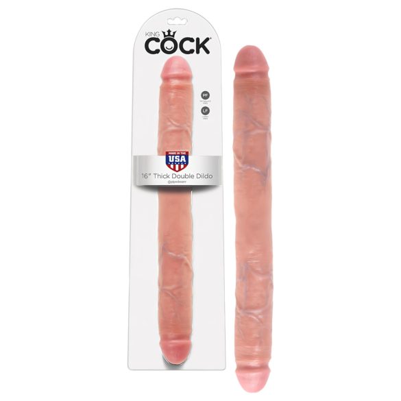 King Cock 16 pāru liels dildo (41 cm) - dabīgs