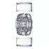 Fleshlight Quickshot Vantage - ceļojumu masturbators caurspīdīgs