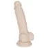 You2Toys - silikona dildo ar piesūcekni - vidējs (naturāls)