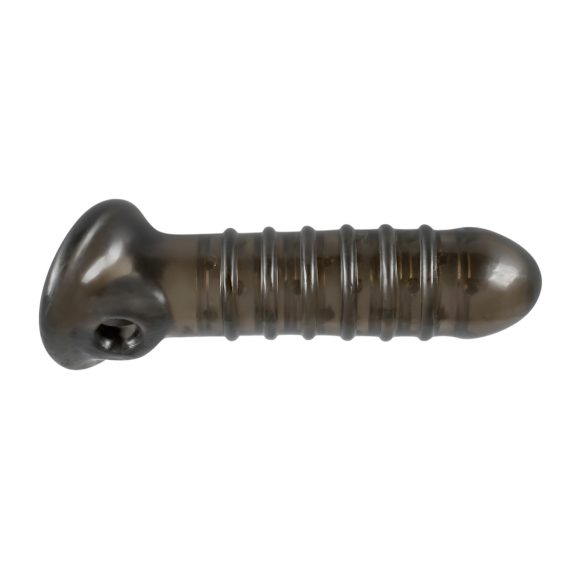 Rebel - dzimumlocekļa uzmava ar rievām pelēka